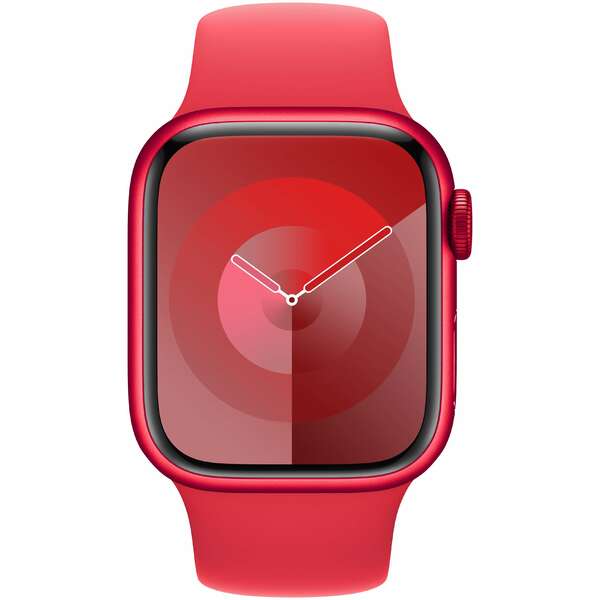 APPLE Watch S9 GPS 41mm RED Alu Case with RED Sport Band - S/M mrxg3se/a