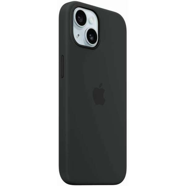 APPLE iPhone 15 Silicone Case with MagSafe - Black mt0j3zm/a