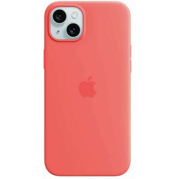 APPLE iPhone 15 Plus Silicone Case with MagSafe - Guava mt163zm/a