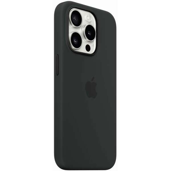 APPLE iPhone 15 Pro Silicone Case with MagSafe - Black mt1a3zm/a