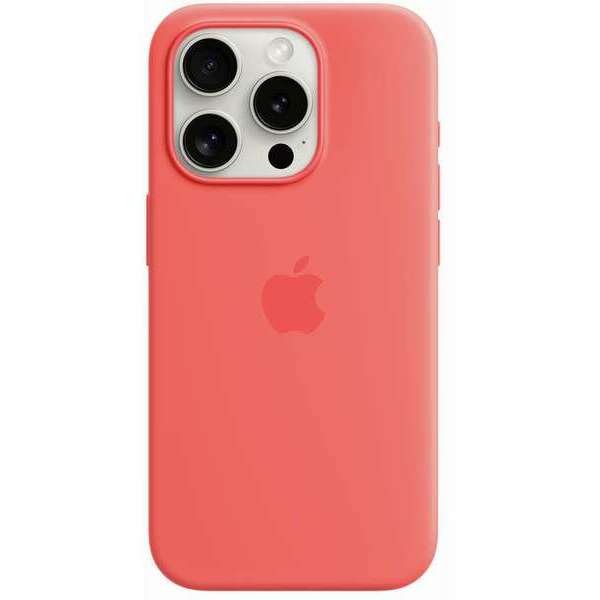 APPLE iPhone 15 Pro Silicone Case with MagSafe - Guava mt1g3zm/a