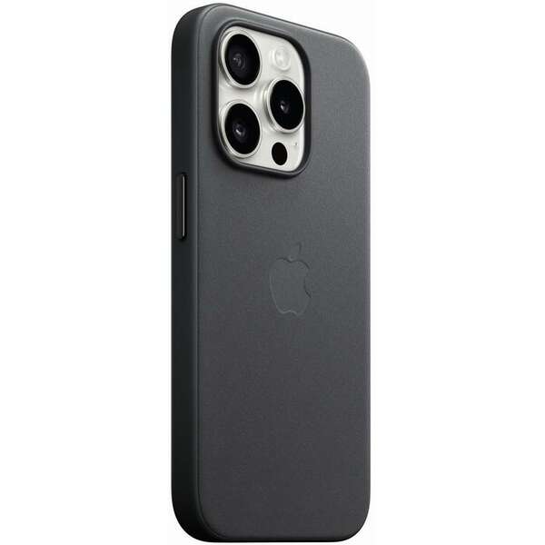 APPLE iPhone 15 Pro FineWoven Case with MagSafe - Black mt4h3zm/a