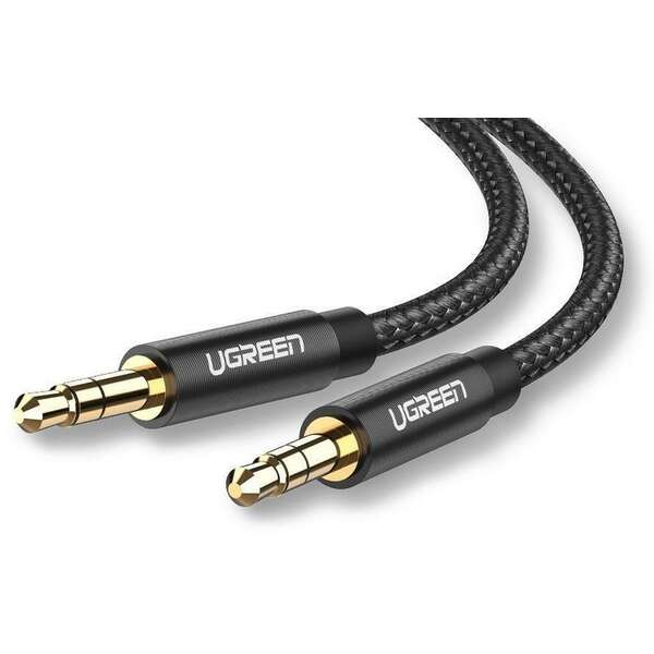 UGREEN AV112 AUX kabl 3.5mm 2m gold crni