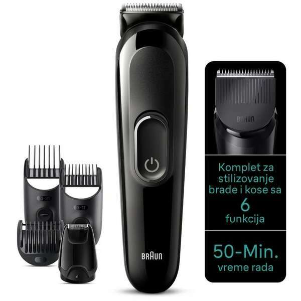 BRAUN MGK3410 BLK/BLK