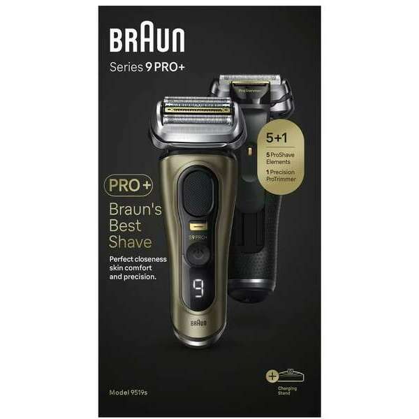 BRAUN SHAVER 9519s GOLD BOX