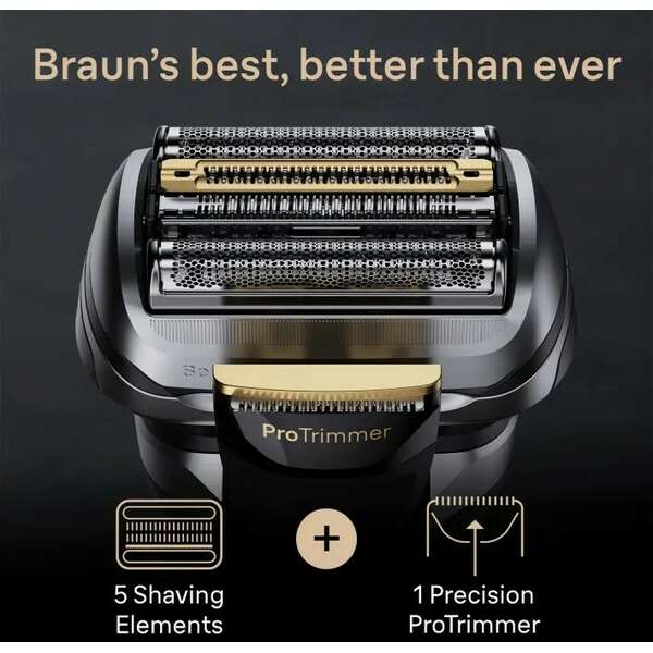 BRAUN SHAVER 9565cc GREY