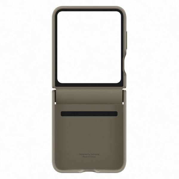 SAMSUNG Galaxy Flip5 Eco-Leather Case Etoupe EF-VF731-PAE
