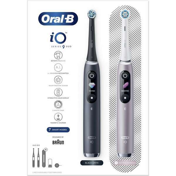 ORAL-B iO Series 9 Duo Pack Black + Ros