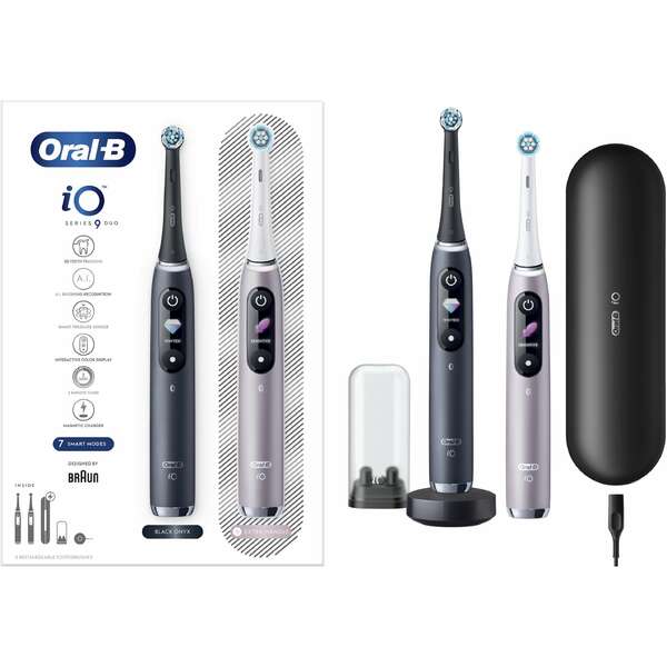 ORAL-B iO Series 9 Duo Pack Black + Ros