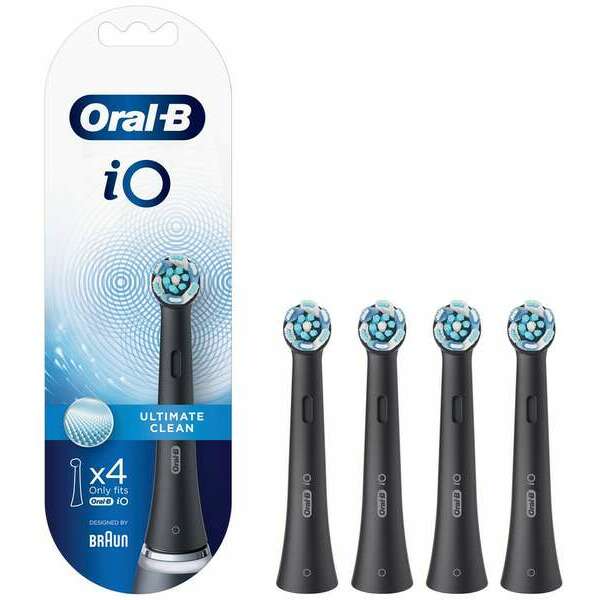 ORAL-B iO Refill Ultimate Clean Black 4pcs