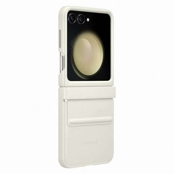 SAMSUNG Galaxy Flip5 Eco-Leather Case Cream EF-VF731-PUE
