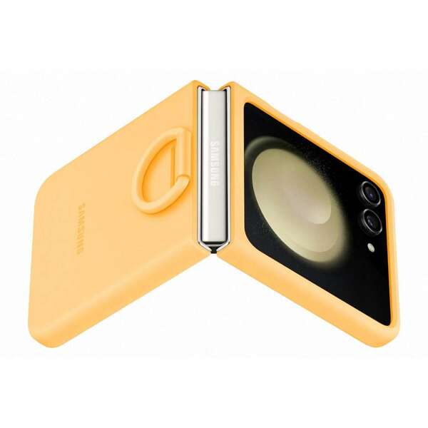 SAMSUNG Galaxy Z Flip5 Silicone Case with Ring Apricot EF-PF731-TOE