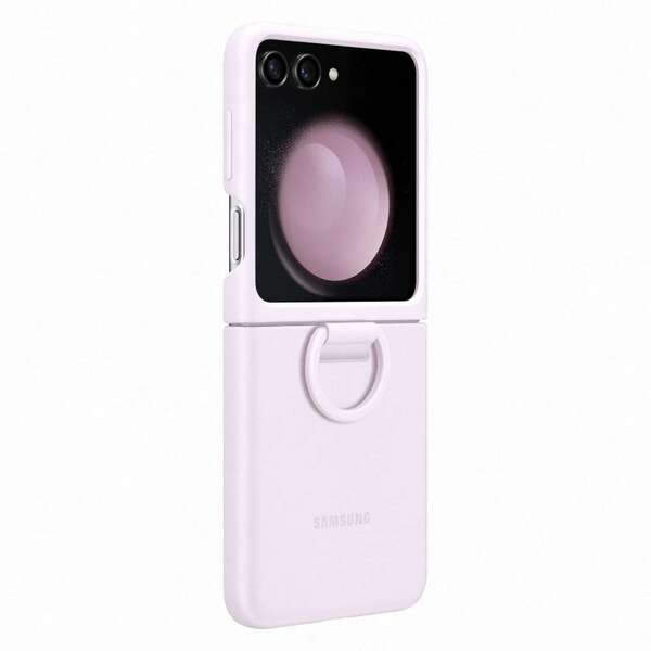 SAMSUNG Galaxy Z Flip5 Silicone Case with Ring Lavender EF-PF731-TVE