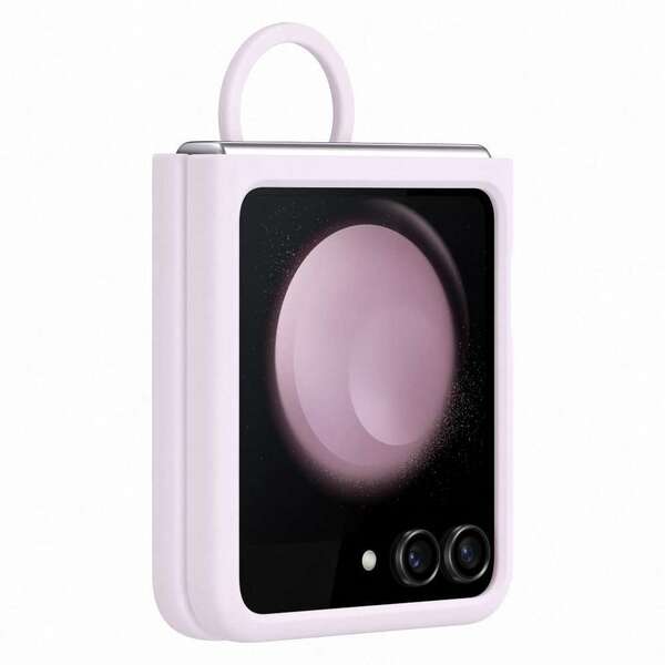 SAMSUNG Galaxy Z Flip5 Silicone Case with Ring Lavender EF-PF731-TVE