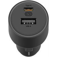 XIAOMI 67W Car Charger (USB-A + Type-C) Black