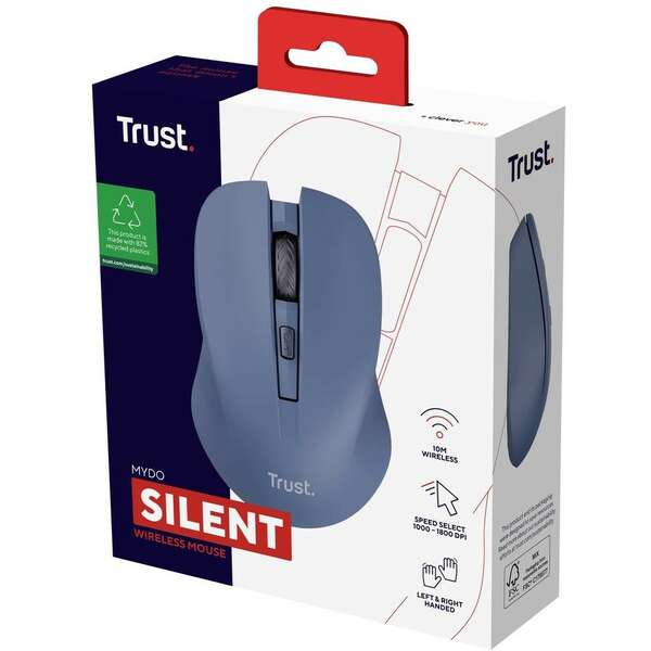 TRUST Mydo Silent Wireless Mouse Blue