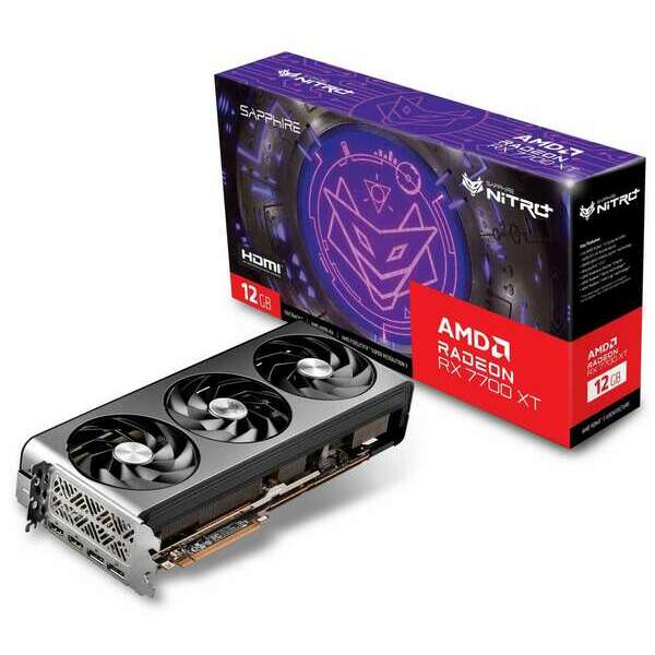 SAPPHIRE AMD Radeon RX 7700 XT 12GB 192bit NITRO+ GAMING OC 12GB (11335-02-20G)