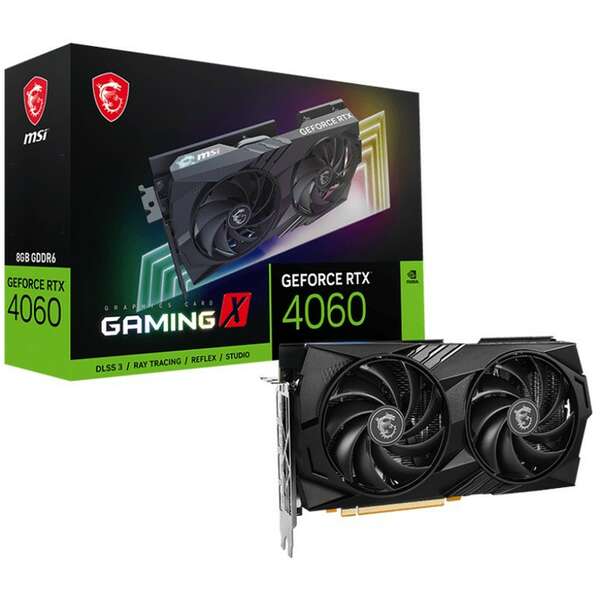 MSI nVidia GeForce RTX 4060 8GB 128bit RTX 4060 GAMING X 8G