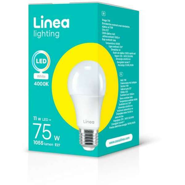 LINEA LED sijalica 11W(75W) A60 1055Lm E27 4000K