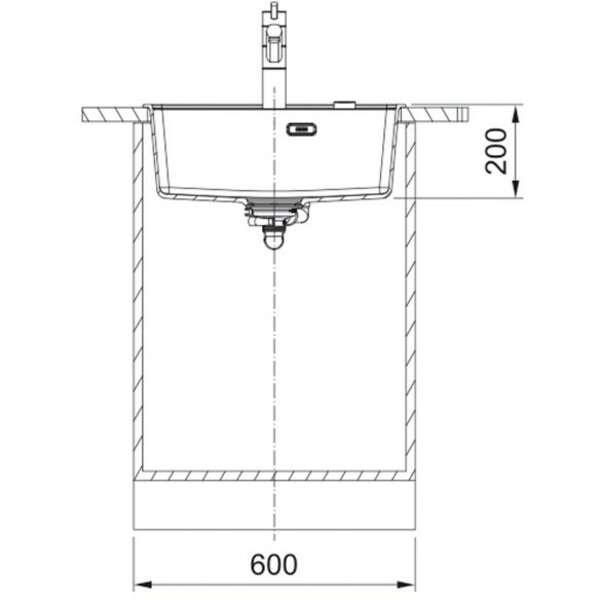 FRANKE MRG 610-52 TL A - crna 114.0658.293