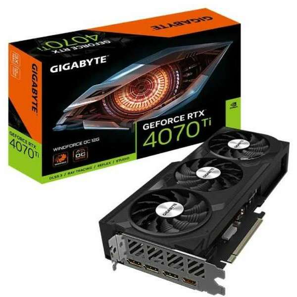 GIGABYTE nVidia GeForce RTX 4070 Ti 12GB 192bit GV-N407TWF3OC-12GD