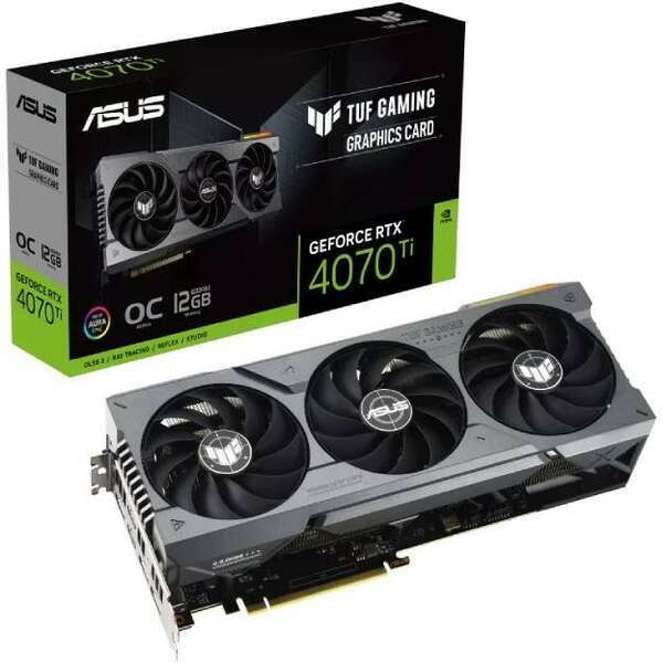 ASUS nVidia GeForce RTX 4070 TI 12GB TUF-RTX4070TI-O12G-GAMING