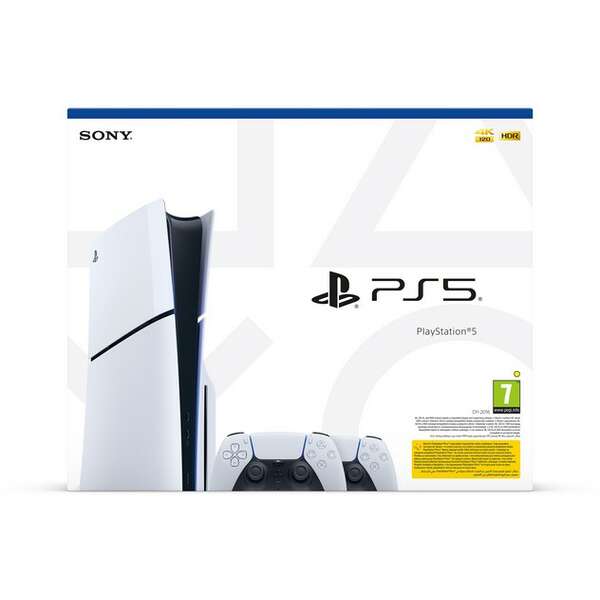 SONY PlayStation 5 slim + DualSense White
