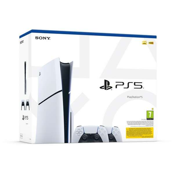 SONY PlayStation 5 slim + DualSense White