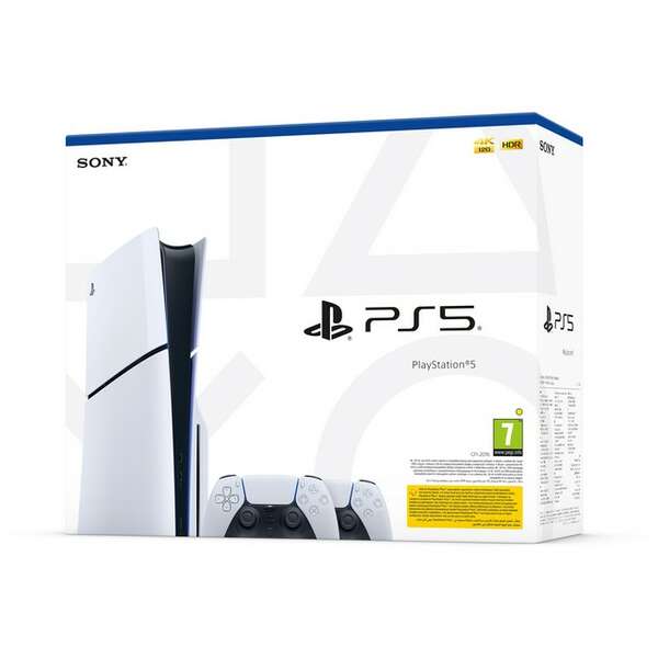 SONY PlayStation 5 slim + DualSense White