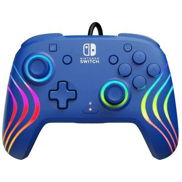 PDP Nintendo Switch Afterglow Wave Wired Controller Blue