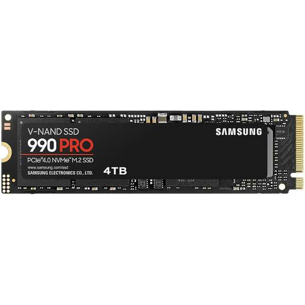 SAMSUNG 4TB M.2 NVMe MZ-V9P4T0BW 990 Pro Series SSD