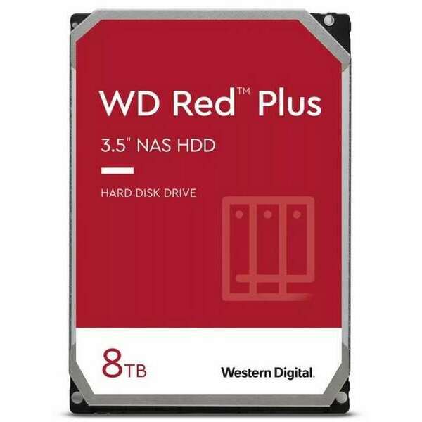 WD 8TB 3.5 inca SATA III 128MB WD80EFZZ Red Plus NAS
