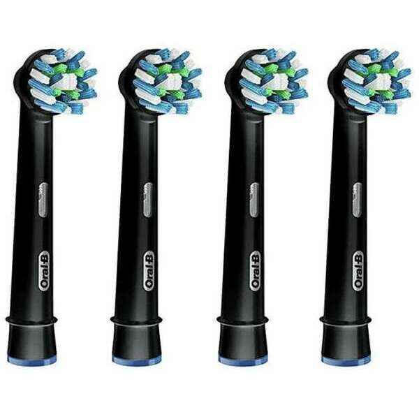 ORAL-B Refill Cross Action 4pcs Black