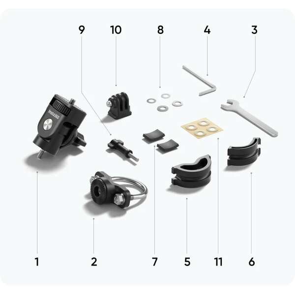 INSTA360 Motorcycl U-Bolt Mount