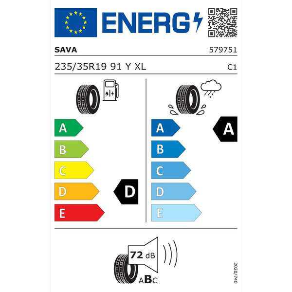 SAVA 235/35R19 91Y INTENSA UHP 2 let