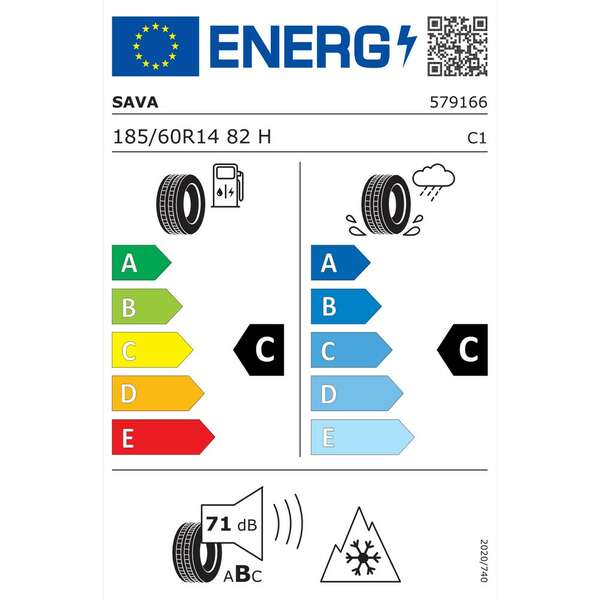 SAVA 185/60R14 82H ALL WEATHER