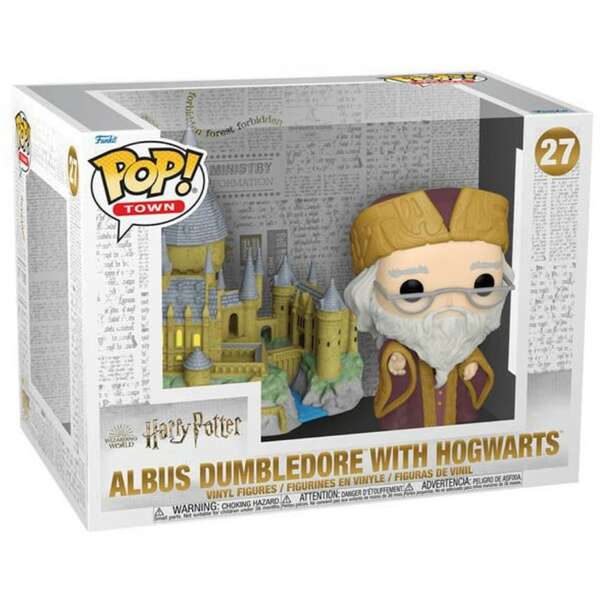 FUNKO Harry Potter POP! Vinyl Town - Dumbledore W/Hogwarts