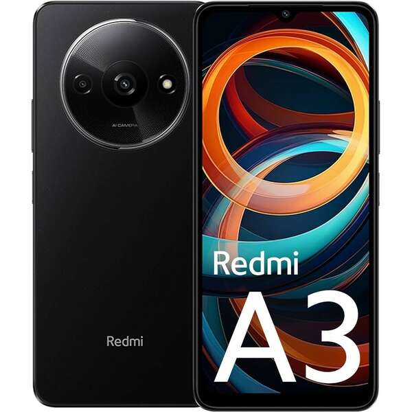 XIAOMI Redmi A3 3GB/64GB Midnight Black MZB0GLDEU