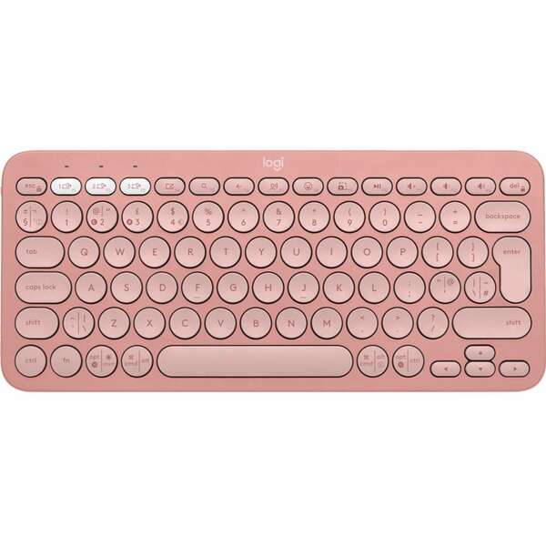 LOGITECH K380s Pebble Keys 2 TONAL ROSE US 920-011853