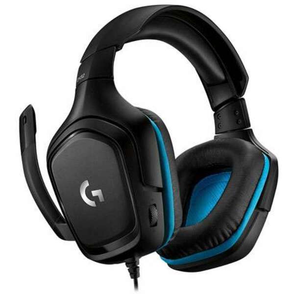 LOGITECH G432 7.1 LEATHERETTE BK/BL 981-000770