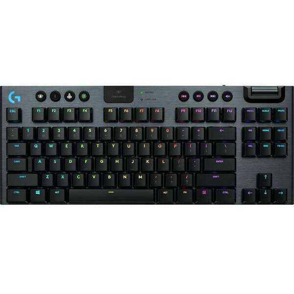 LOGITECH G915 TKL LIGHTSPEED MechanicalCARBON US CLICKY 920-009537 