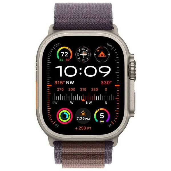 APPLE Watch 49mm Band Indigo Alpine Loop - Medium mt5q3zm/a