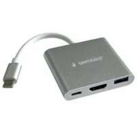 GEMBIRD A-CM-HDMIF-05 Type C - HDMI + USB 3.0 + PD ALU