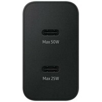 SAMSUNG 50W Power Adapter Duo 2x Type-C 50W Black EP-T5020-XBE