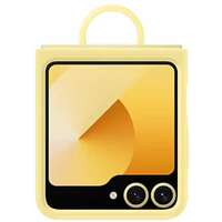 SAMSUNG Galaxy Z Flip6 Silicone Case with Ring Yellow EF-PF741-TYE