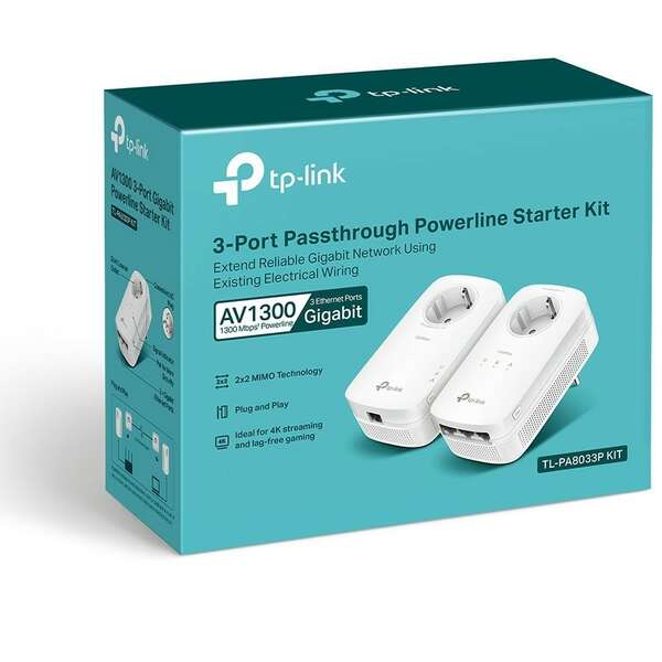 TP-LINK TL-PA8033P KIT Powerline Adapter