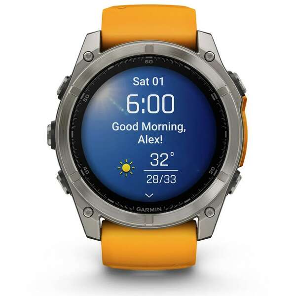 GARMIN Fenix 8 Orange 51mm