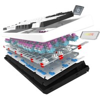 AQIRYS Adara US White Gejmerska Tastatura