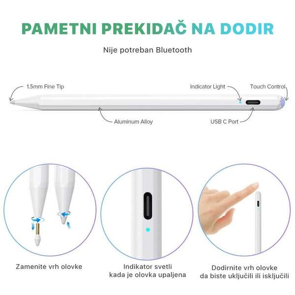 GSM Olovka za touch screen Y2 White