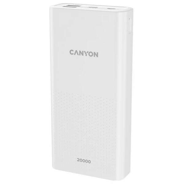 CANYON Power Bank 20000mAh 5W White CNE-CPB2001W